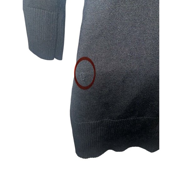 CABLE & GAUGE Womens Small Black Long Sleeve Pullover Sweater with Sparkles READ - Picture 4 of 10